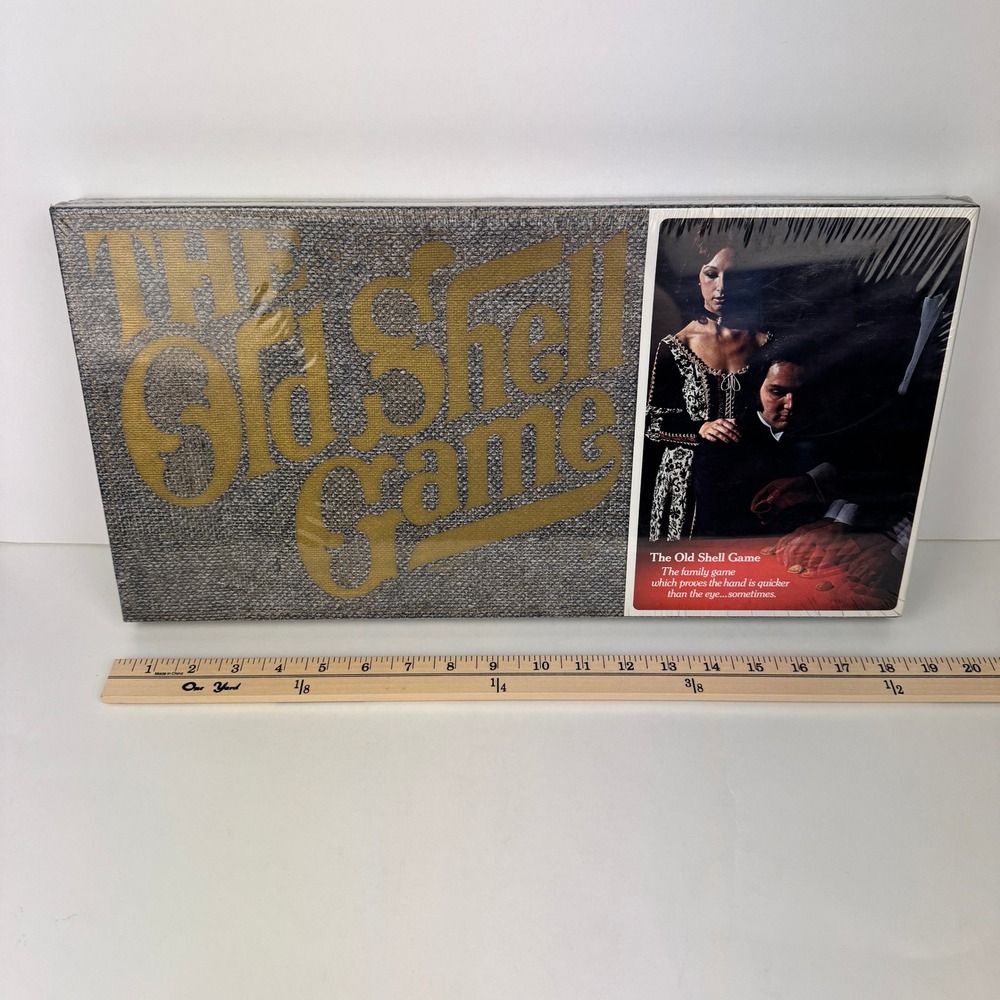 Vtg Sealed 1973 The Old Shell Game Selchow Righter Co Sleight of Hand Magician‎